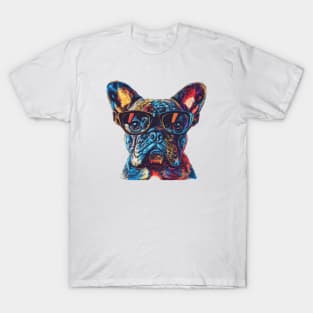 Frenchie Fashionista: Specs Appeal on Four Legs! T-Shirt